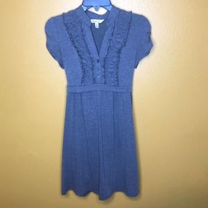 Speechless Gray Knee Length Dress, S